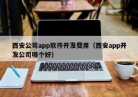 西安公司app软件开发费用（西安app开发公司哪个好）