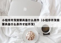 小程序开发需要具备什么条件（小程序开发需要具备什么条件才能开发）