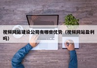 视频网站建设公司有哪些优势（视频网站盈利吗）