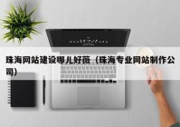 珠海网站建设哪儿好薇（珠海专业网站制作公司）