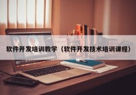 软件开发培训教学（软件开发技术培训课程）