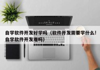 自学软件开发好学吗（软件开发需要学什么!自学软件开发难吗）