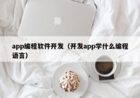 app编程软件开发（开发app学什么编程语言）